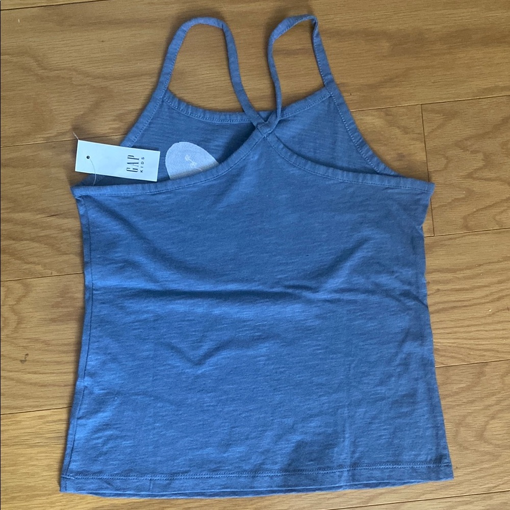 GAP Blue Camisole with Pink Butterfly Design - Picture 4 of 5